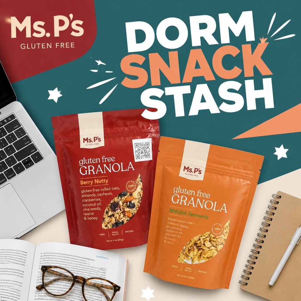 MsPsGFree1's tweet photo. 🎒 College dorm essentials: the ultimate snack stash! 🎓 Soft-baked &amp; organic granola for late-night study sessions. 🧠 Stay blessed and healthy! ✨

What’s your must-have? ⬇️

#CollegeLife #GlutenFree #MsPsNation https://t.co/vgAys1aWcU