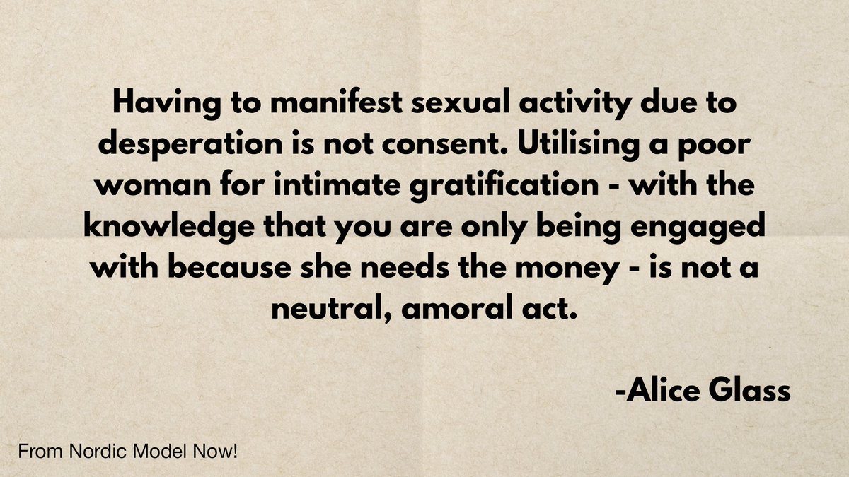 SexIndustryResA's tweet photo. @FcCleary @SexIndustryRes Prostitution isn't "consensual sex". https://t.co/yNOK5Ts1V9