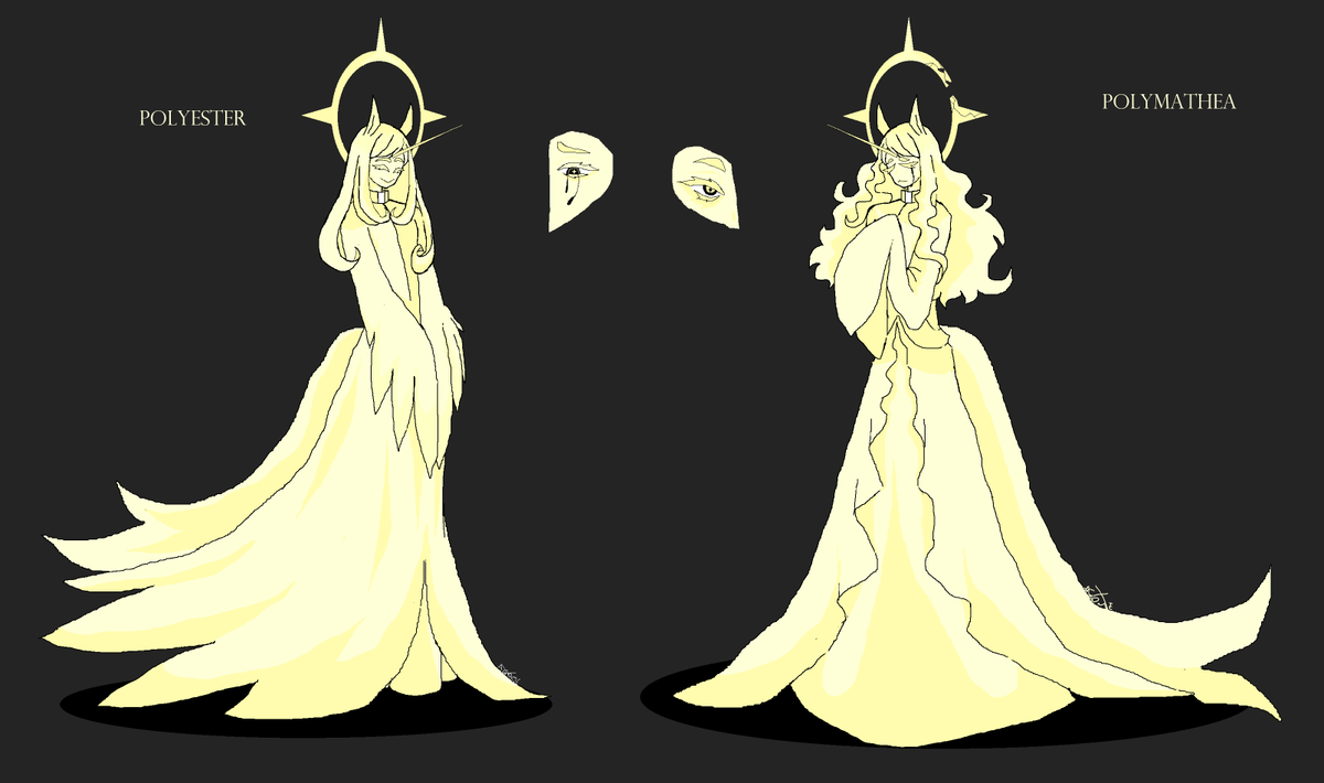 AgomeAngel's tweet photo. @ponfabulous1 My elderich horror ocs, they are the sons of the Yellow king and that the max level of daddy issues i could go...and i did.

#artmoots #artshare #smallartist https://t.co/K08cny9GSL