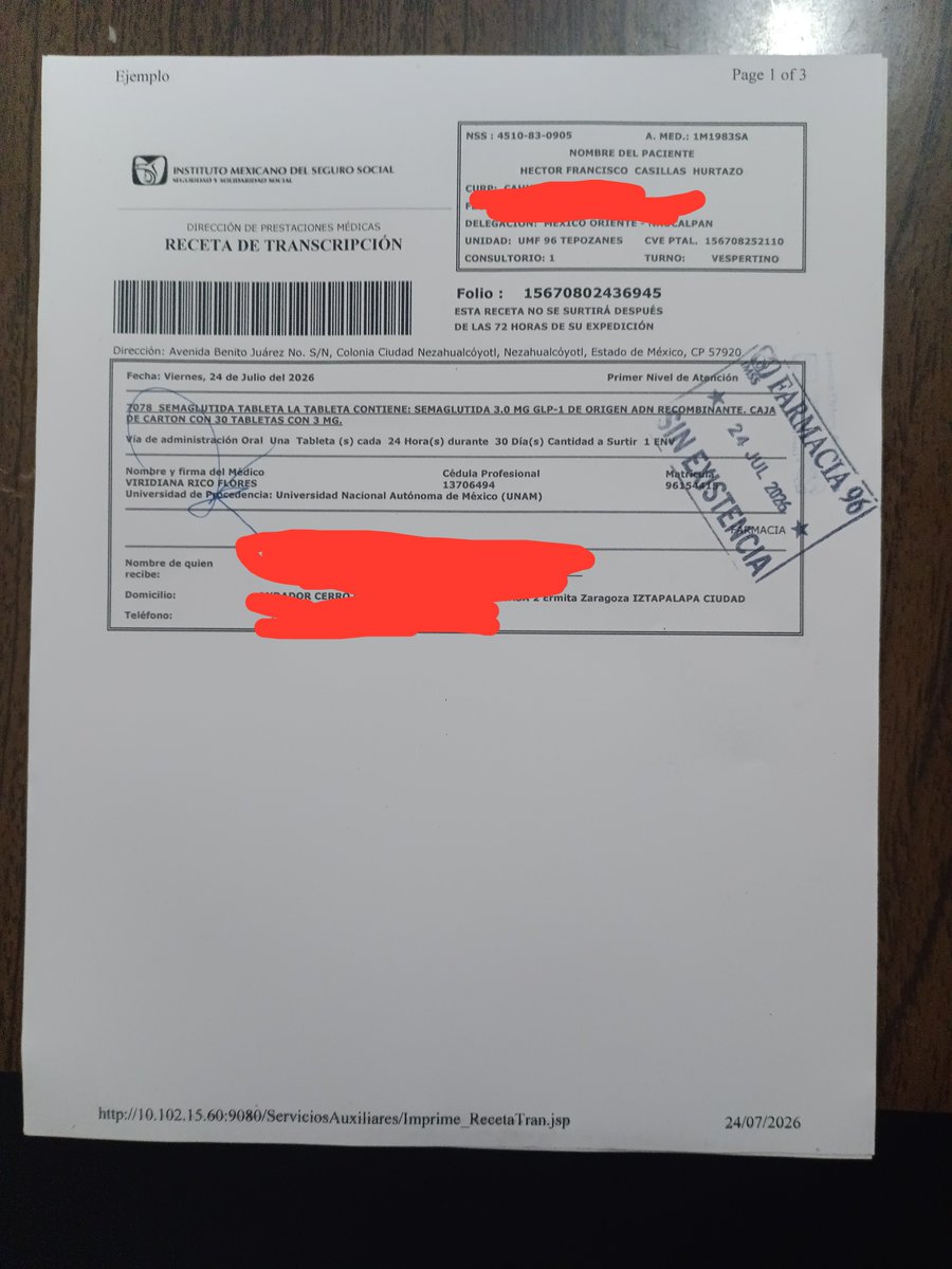 adarel3's tweet photo. Igual que cada año, el @Tu_IMSS con puras fallas, 3 meses sin surtir el médicamento y ahora cerrado consulta de cardiología, sin duda  nos quieren muertos estos de cuarta @CNDH https://t.co/IM1r8TQ5At