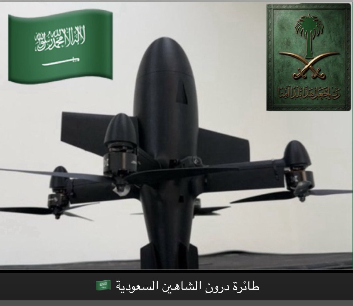 mhsnalharty's tweet photo. #السعودية تنجح بتصنيع منظومة طائرات درونات شاهينX الدفاعية مصممة لمطاردة وتدمير المسيّرات الهجومية والطائرات المعادية تجمع بين الكشف والتتبع والاعتراض مدعومة بالذكاء الاصطناعي القدرة الإنتاجية: 1000 طائرة شهرياً ويمكنها ان تسير بسرعه 300 كلم/س لتقمع هجمات العدو
#صناعة_سعودية 💯٪ https://t.co/AERhry82eT