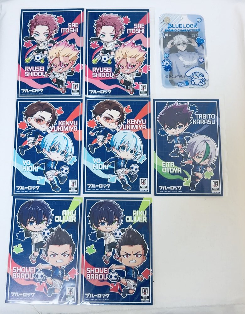 sho_072525's tweet photo. 【交換･譲渡】ブルーロック ららぽーと
特典 ポストカード コースター

譲)乙夜、士道、愛空、ペア柄

求) ･ポストカード各150円+送料
･コースター各50円+送料
︎
︎✿郵送にて

宜しくお願いいたします🙇‍♀️ https://t.co/qjOhfRpQgd
