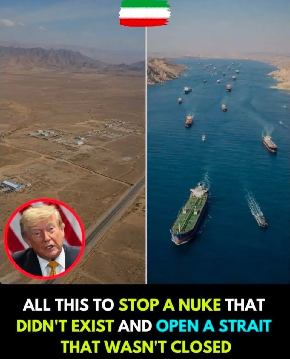 Islamic_2_0_2_2's tweet photo. Iran had no nuclear bomb, and Strait of Hormuz was not closed. 

A war launched to prevent a threat that did not exist, and later justified by a problem that was created after the war began.  

This is not strategy. 

It is manufactured chaos.

🤬🤬🤬🤬😭😭😭😭😭🤬🤬 https://t.co/iKJKdXruma