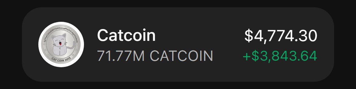 SheikhSaeedAl's tweet photo. Woke up to CATCOIN doing +47% overnight

My group spotted it way earlier but the volume keeps climbing which is wild

Usually these fade by now but holders aren't budging

Watching if this actually has legs or just another weekend pump https://t.co/vCxAZTKfyT