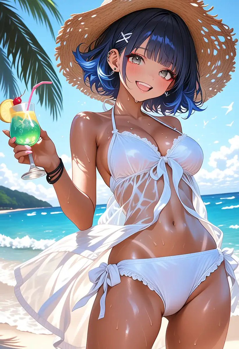 mamedo_family's tweet photo. 夏休みのアルバイト 海の家ガールズバー
#少女の日常 #大豆戸いずみ♨️ #なりきりポートレート https://t.co/11fwn4Rgjj