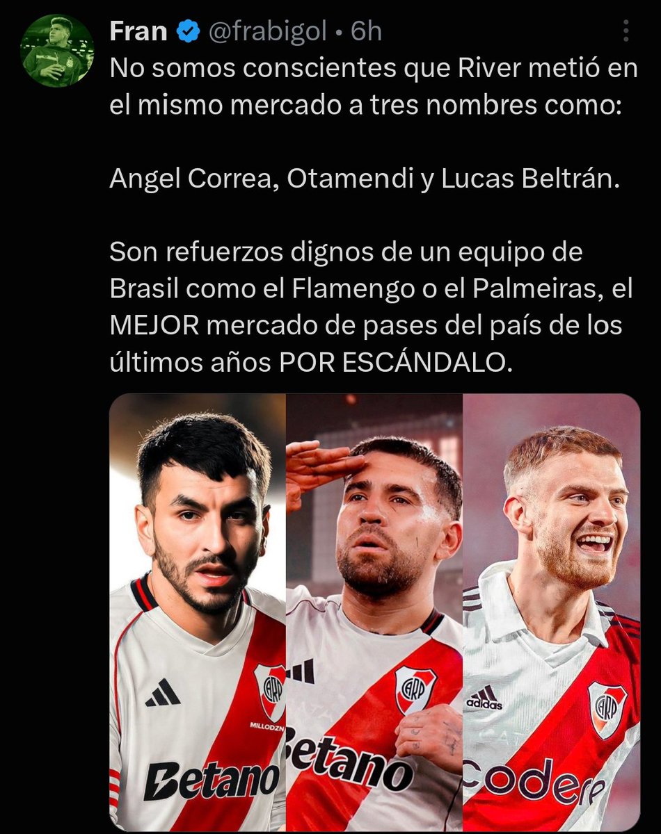 PabloChuchuy's tweet photo. @frabigol Para perder de local con Barracas jajajajajajajuaajajajajajajuaajaj https://t.co/Jcayq7EVWM
