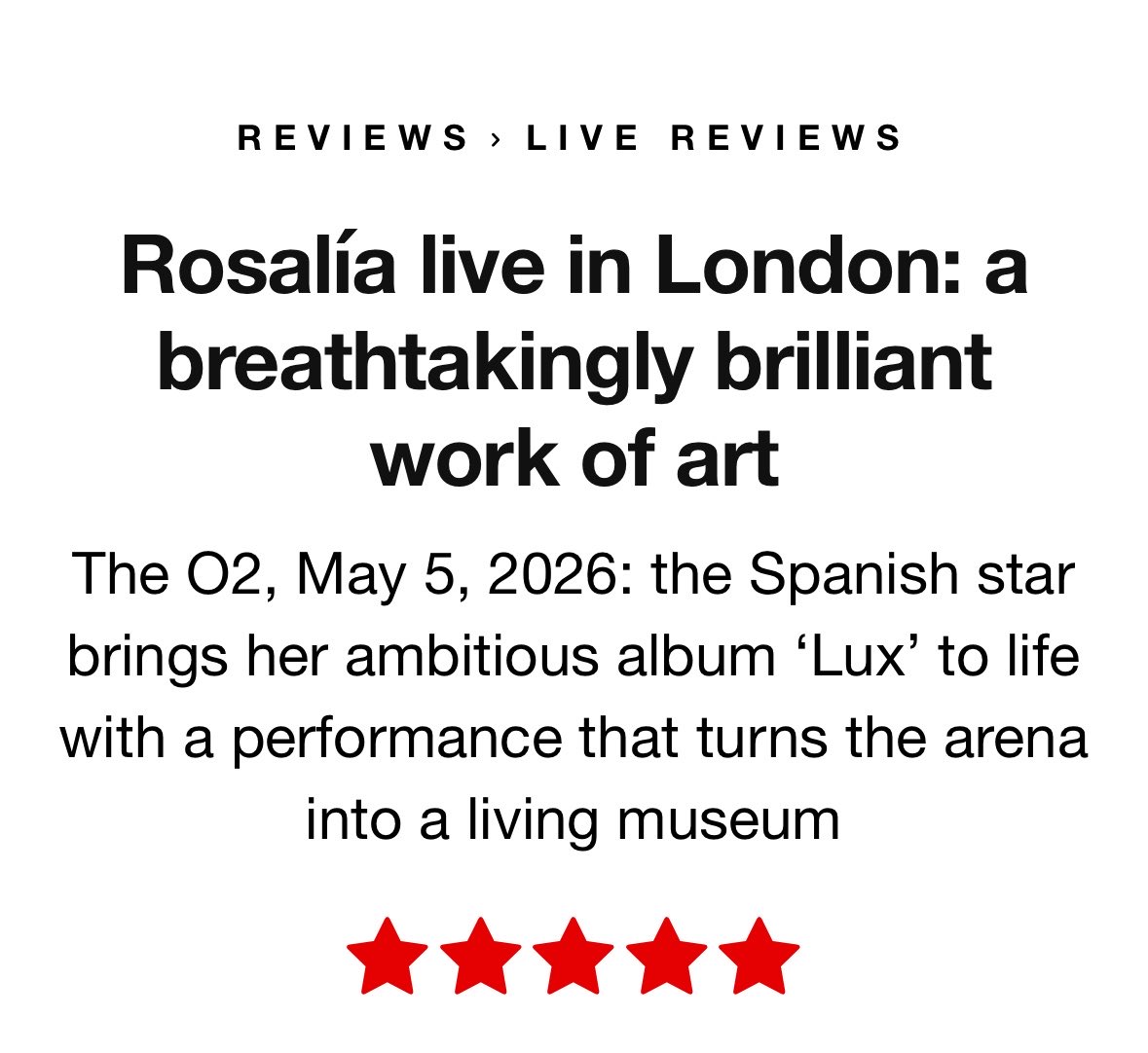 badgalxrosi's tweet photo. Rosalía aclamada em todos os hemisférios do GLOBO! 
LUX WORLD TOUR https://t.co/kRVFNUlc0K
