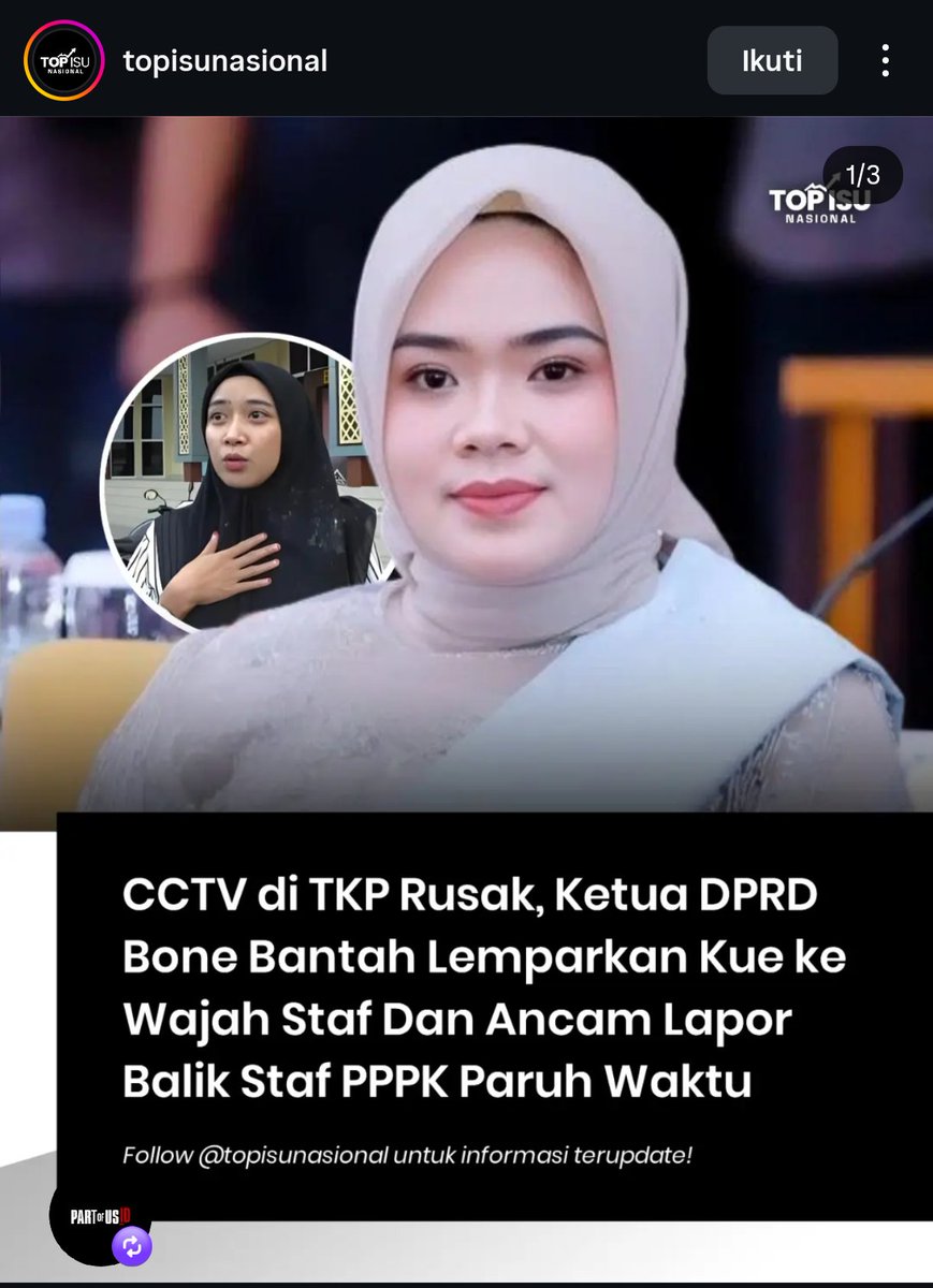 P3gEl's tweet photo. Beginilah jadi rakyat jelata, cctv di TKP rusak soal pelemparan kue ke wajah stagfnya. Ketua DPRD Bone ancam laporkan balik staff yang melaporkannya🤨 https://t.co/MOR0qAIBhK