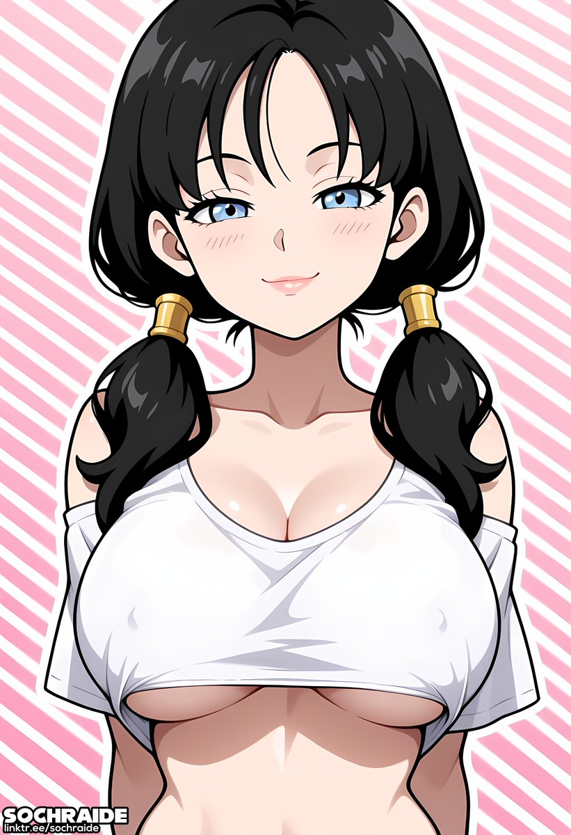 sochraideALT's tweet photo. Videl - DBZ
I think she's hiding a pair of Namekian Dragon Balls under that shirt! https://t.co/QrpKgvdAHr