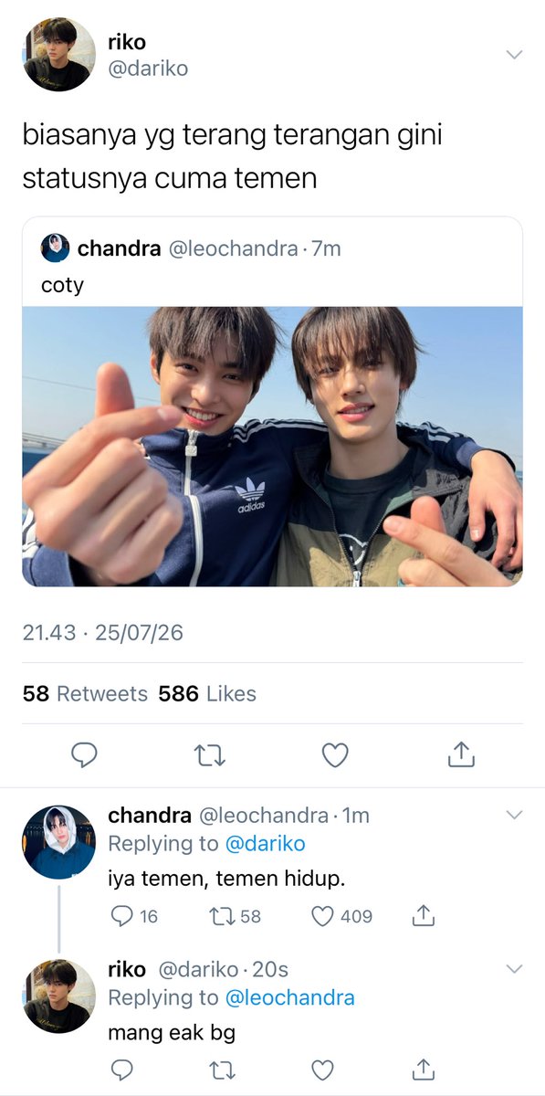 xforyayaa's tweet photo. #keonhyeon few tweets au 

betah amat temenan level 9 https://t.co/Ci0aDqTfT5