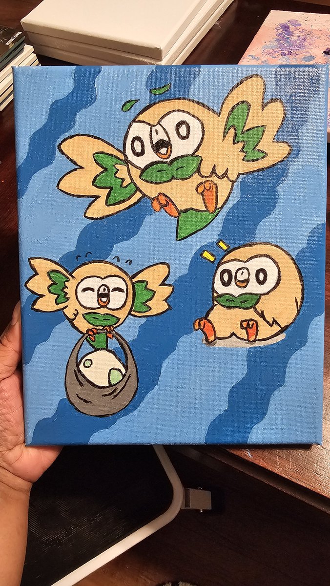 HailTheKoneko's tweet photo. We painted today, was fun. This was mine. https://t.co/RKPPd3pDbY