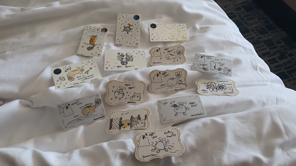 LemonClover's tweet photo. Drew a lot today!! My favorites are probably the plainly sketched ones w/o getting colored in. :0 I'm not very fast at this time. xd

Also struggling to remember people I wanted to hand some of these to!!... Hopefully I figure that out! https://t.co/s8nsisye6c