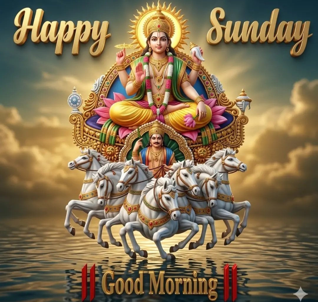 drmmeena83's tweet photo. ☀️ जय श्री सूर्य देव 🙏

हर उगता हुआ सूर्य याद दिलाता है कि अंधेरा कभी स्थायी नहीं होता।
आज का दिन नए संकल्प, नई ऊर्जा और नए अवसरों का है।

अगर आप भी सूर्य देव की कृपा में विश्वास रखते हैं तो ❤️ करें, 🔁 रीपोस्ट करें और ��िखें—
"जय श्री सूर्य देव" 🌞

#JaiSuryaDev #GodMorningSunday  #GoodMorning #ॐ_सूर्य_देवाय_नमः