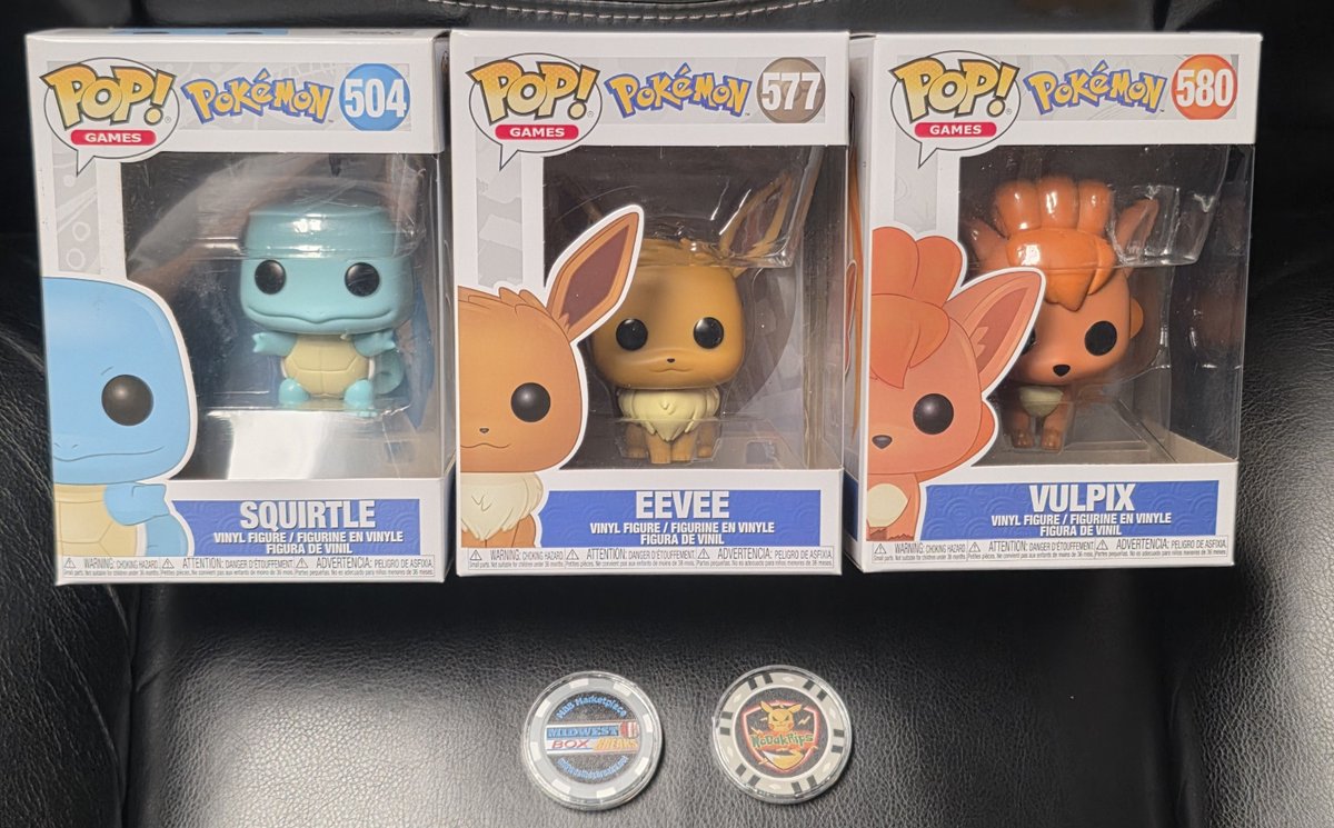 NoDakRips's tweet photo. 🔥🚨 **POKÉMON FUNKO GIVEAWAY** 🚨🔥

One of these cuties is going home with a lucky winner:

💧 **Squirtle**  
🦊 **Eevee**  
🔥 **Vulpix**

**Rules to enter:**  
✅ Like + RT this post  
✅ Follow @NoDakRips  
✅ Comment which one you want the most  

⏰ Ends **Sunday, August 2nd**  
Winner randomly selected & announced shortly after!

Don’t sleep on this one… these little legends won’t last 👀  

#Pokémon #FunkoPop #Giveaway