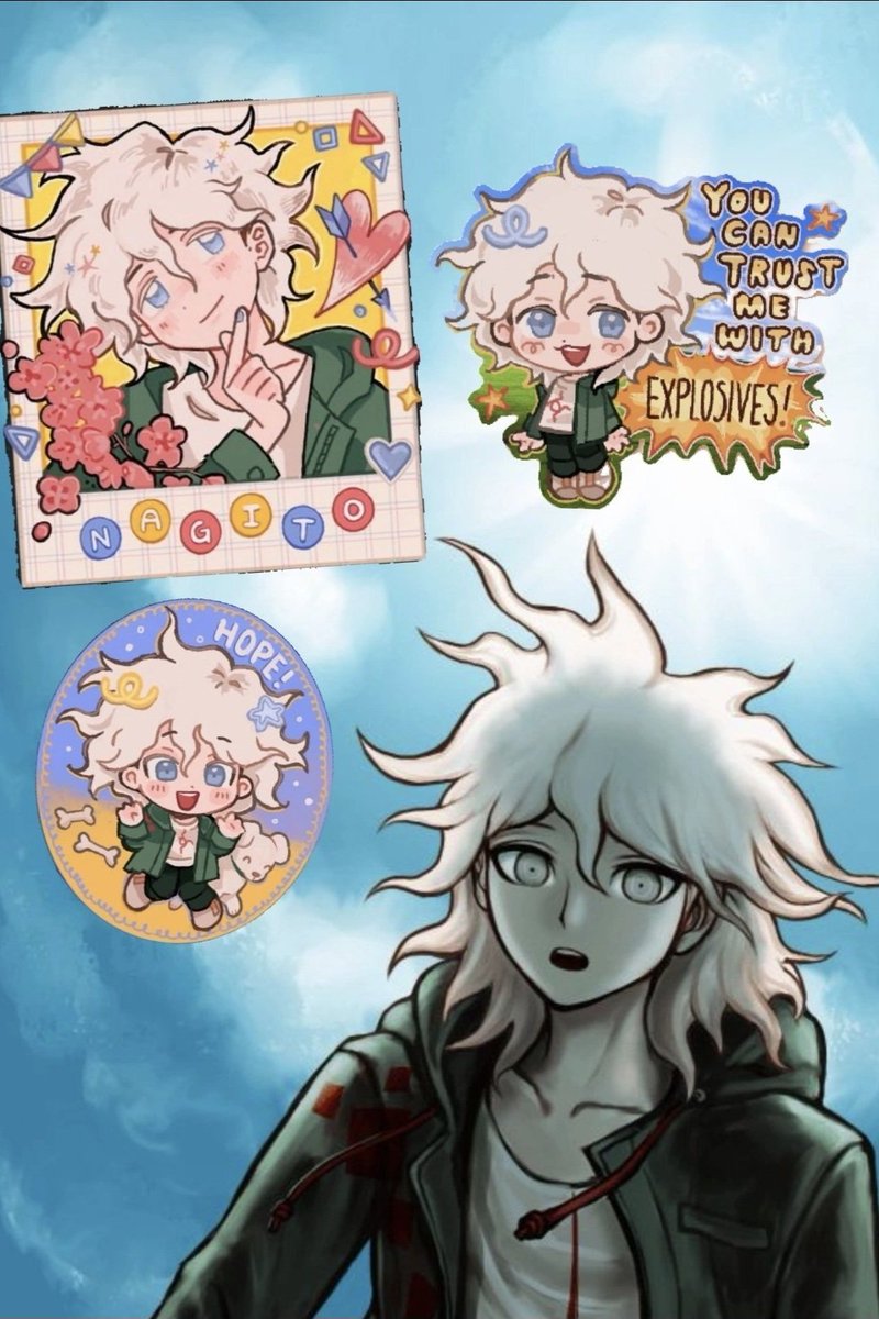 sansxreader's tweet photo. My komaeda merch from my last art convention kyaaaaa
#danganronpafanart https://t.co/ddObhXbA2U