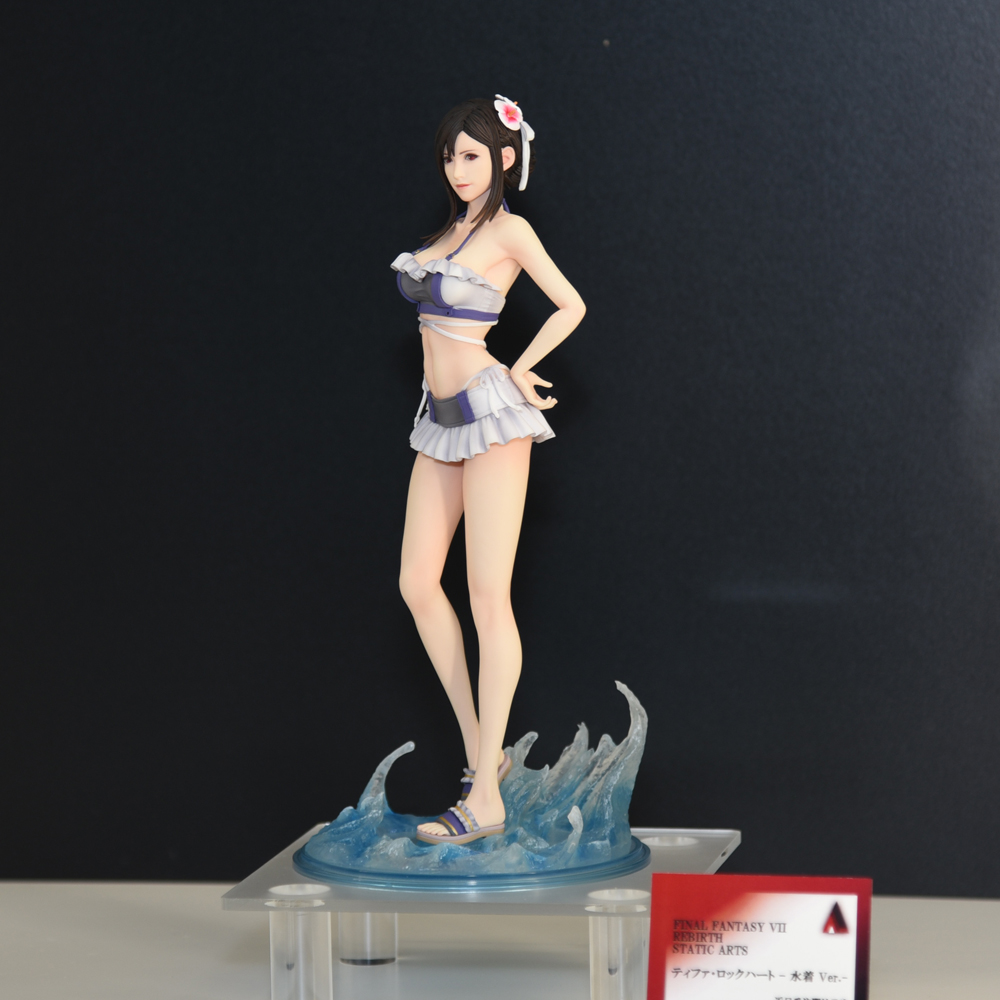 amiamihobbynews's tweet photo. ＜速報＞
#WF2026S
￣￣￣￣￣￣￣￣￣￣￣￣
スクウェア・エニックス：STATIC ARTS
FINAL FANTASY VII REBIRTH
ティファ・ロックハート -水着 Ver.-
＿＿＿＿＿＿＿＿＿＿＿＿
#FF7R #FF7リバース #FF7 #FF #ファイナルファンタジー
#ワンフェス #ワンフェス2026夏 https://t.co/M085xN0ZsY