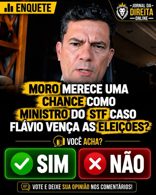 JornalBrasilOn2's tweet photo. Deixe sua opinião ! https://t.co/pRxTTcaOjB