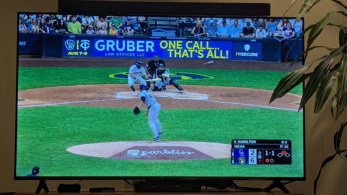 pgree327's tweet photo. Look who's at the @Brewers game today!  It's Front Row Ozzy! https://t.co/7iCSv5IS85