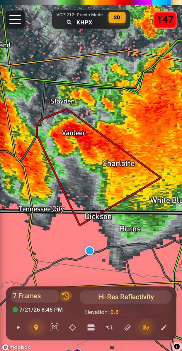 MaryFlannery80's tweet photo. @JimKingWX Should see what we got the other night! I’ve never seen so much lightning and rain. I was soaked! We had a tornado warning and rotation over the top of us. https://t.co/qbn9UO544c