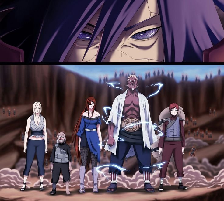InfiniteEye69's tweet photo. Were the 5 kage actually weak or was Madara just too powerful https://t.co/YvsBKUwb6l