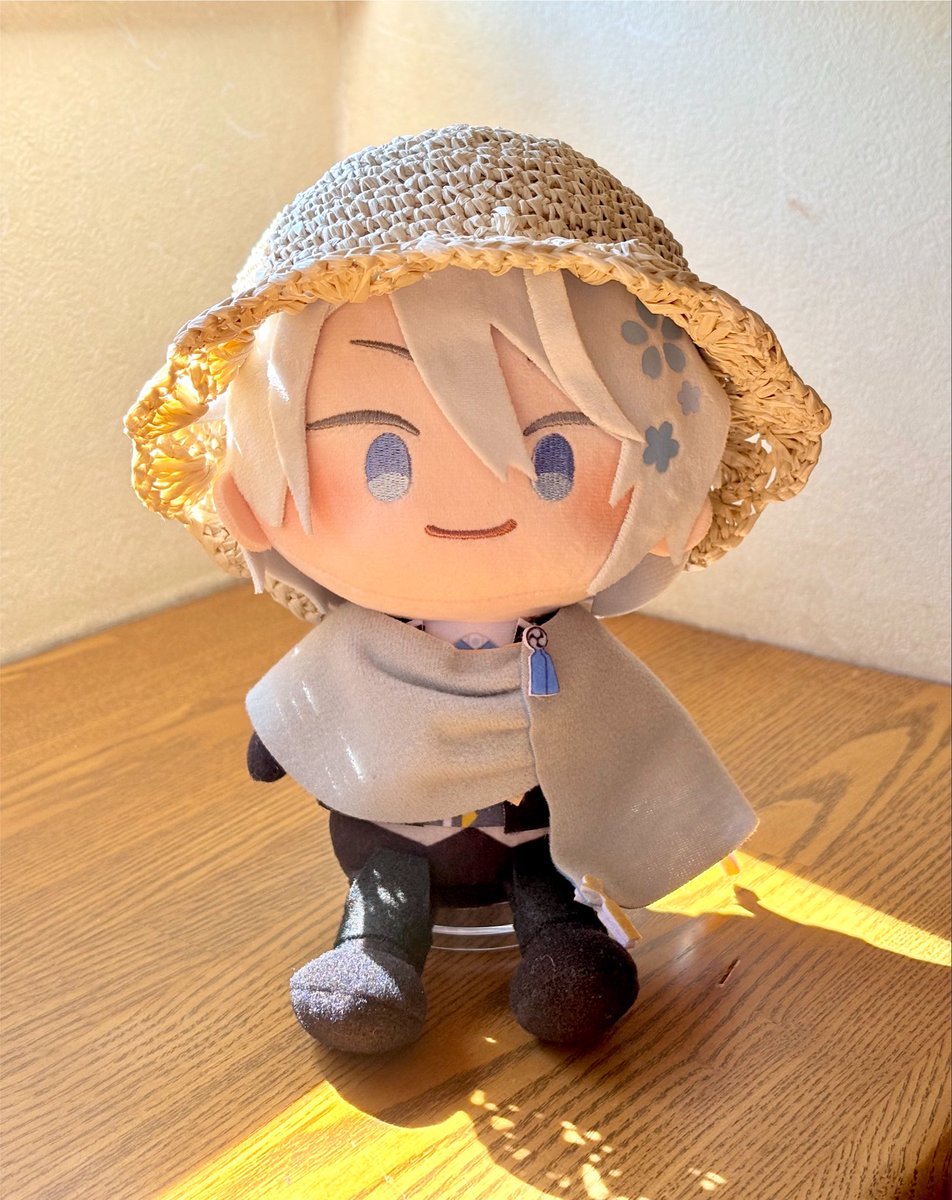JftNvc's tweet photo. わんぱく長義に初めて手作り帽子をプレゼントしました☺️
この夏のお供に👒 https://t.co/ZlRxezjdoL