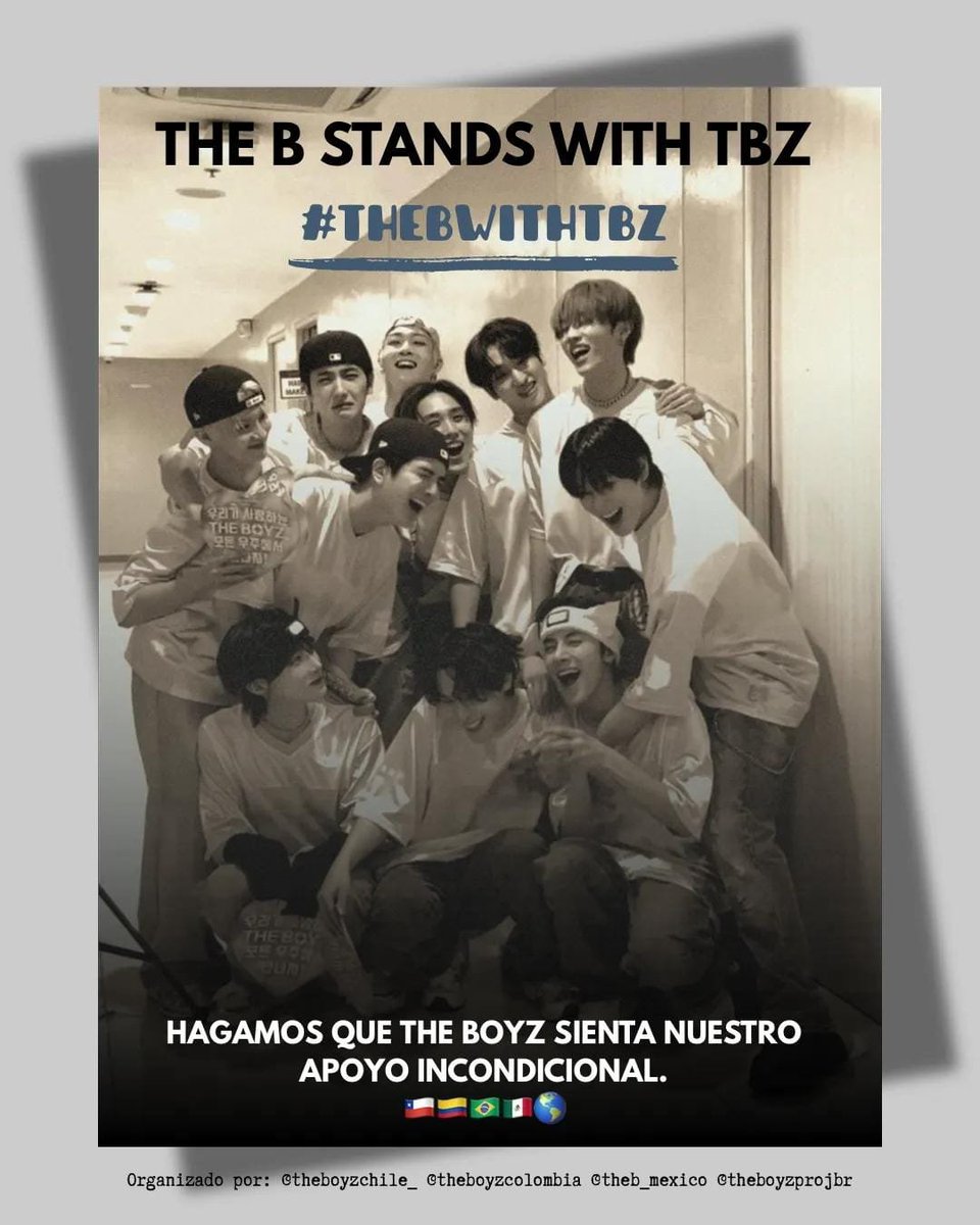 rusherodriguez's tweet photo. #THEBWITHTBZ  Mi amor por ustedes es tan increible  ,ustedes son un grupo increible  y realmente fuerte🥹🫶🏻 se que volverán a estar juntos y tendremos hermosos momentos @IST_THEBOYZ  @THEBOYZ_officl https://t.co/93r1g3dCaH