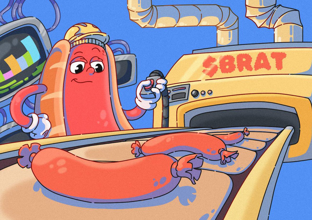 i_loveyoulfg's tweet photo. @BlueRaccoonStdo If Solana has $ANSEM.

Stable has $FEFER

Robinhood has $PONS 

Then Sui has $BRAT the Hotdog 🌭🌭🌭🌭 

$BRAT The Hotdog is Sui Memecoin Mascot 👑 🌭 

CA:
0xd883b9dc7708547a4b578e3a4ec20a34c5fd866bc61caacbcb4330474032202e::brat::BRAT

@bratonsui 🌭🌭 
#memecoin $SUI #SuiMemeSZN https://t.co/KpswmLPtoz