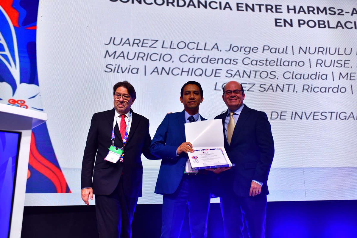 SIAC_cardio's tweet photo. Así concluyó el 33.º #CongresoSIAC.

📊 2.096 asistentes | 906 conferencias | +501 ponentes de 26 países | +207 casos clínicos | +135 trabajos libres | 7 Late Breaking Clinical Trials | 10 simposios de la industria.

En el Acto de Clausura se entregaron los Premios Magda Heras, el reconocimiento al Mejor Consejo Científico (CIFAC) y a los mejores trabajos libres.

Gracias por ser parte de esta gran edición.