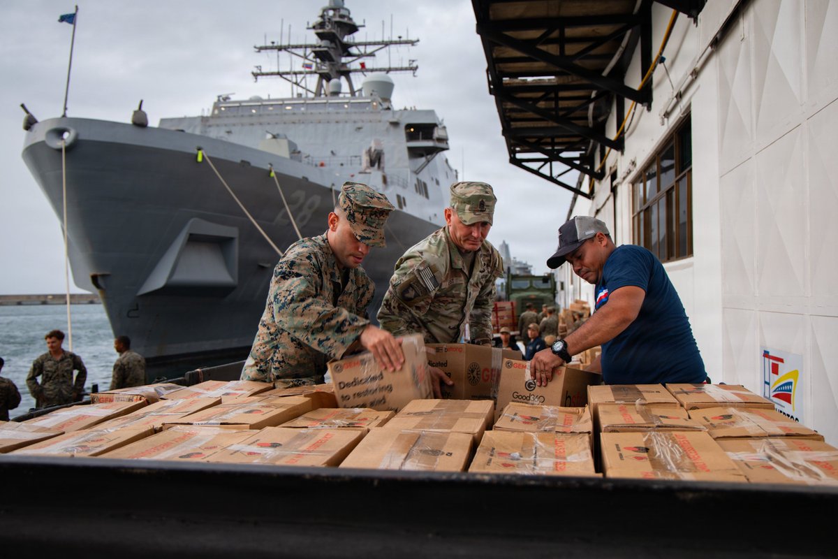 Southcom's tweet photo. "Today, the last members of the SOUTHCOM team departed Venezuela, marking the conclusion of Department of Defense support to on-the-ground earthquake relief efforts. While our military presence ends, the American people continue to stand with Venezuela. Our State Department partners are working closely with experienced relief organizations to support Venezuela’s long-term recovery and reconstruction.

To the people of Venezuela: our thoughts are with you as you rebuild and strive for a better tomorrow. We hold a deep and lasting admiration for your courage, resilient spirit, and fortitude. We send our sincerest wishes for a peaceful, prosperous future." 

- #SOUTHCOM Commander Gen. Francis L. Donovan

@DeptofWar @SecWar @usembassyve @WHAAsstSecty @StateDept