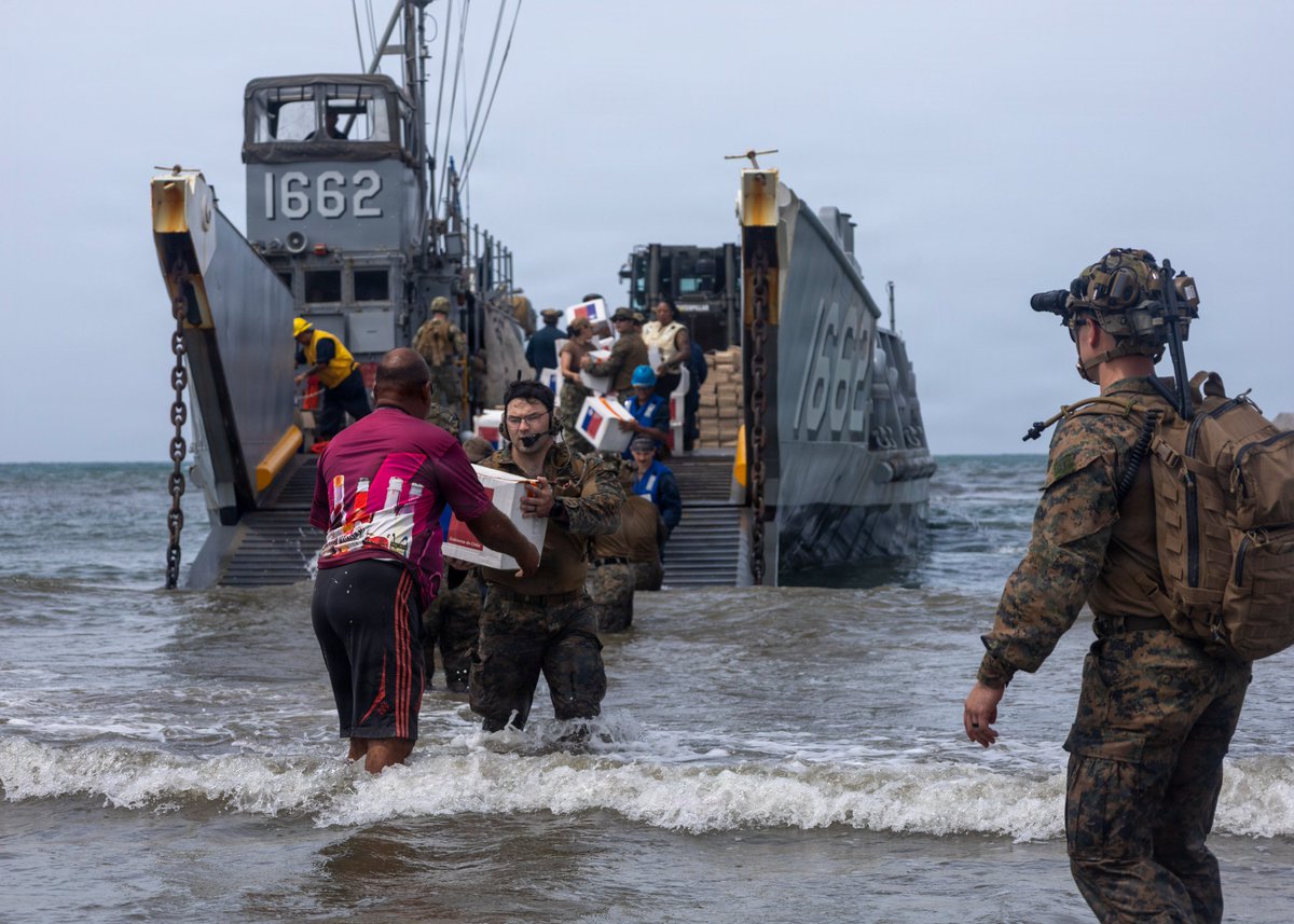 Southcom's tweet photo. "Today, the last members of the SOUTHCOM team departed Venezuela, marking the conclusion of Department of Defense support to on-the-ground earthquake relief efforts. While our military presence ends, the American people continue to stand with Venezuela. Our State Department partners are working closely with experienced relief organizations to support Venezuela’s long-term recovery and reconstruction.

To the people of Venezuela: our thoughts are with you as you rebuild and strive for a better tomorrow. We hold a deep and lasting admiration for your courage, resilient spirit, and fortitude. We send our sincerest wishes for a peaceful, prosperous future." 

- #SOUTHCOM Commander Gen. Francis L. Donovan

@DeptofWar @SecWar @usembassyve @WHAAsstSecty @StateDept