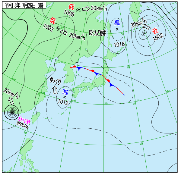 yasuoya0's tweet photo. 【#大雨 #落雷 に注意】本日は梅雨前線付近およびその南側で大気の状態が非常に不安定．雷を伴った激しい雨，河川の増水，土砂災害の警戒．落雷，突風，天候の急変にも注意．前線から離れていても，日中の昇温や湿った空気の影響で雷リスクが大きい． https://t.co/UkUJjyR9vI