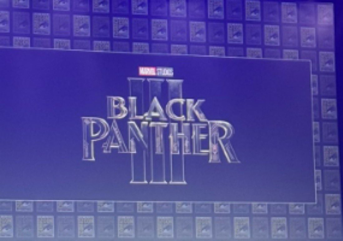 HollywoodHandle's tweet photo. ‘BLACK PANTHER 3’ has been announced #SDCC https://t.co/PMlib0nQU8