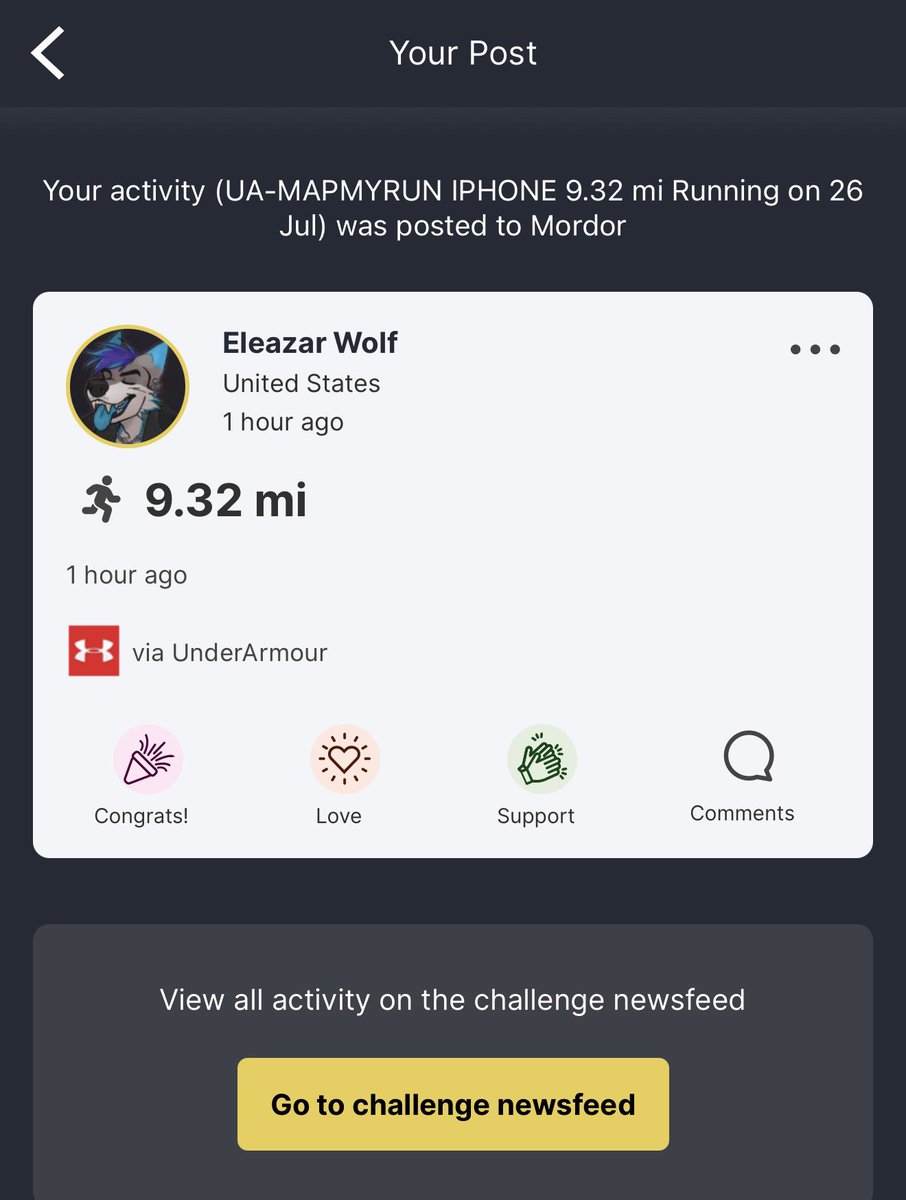 EleazarTheWolf's tweet photo. Get ‘er done. 

Got to squeeze in some miles towards Mordor today. 🤘🏼🐺 https://t.co/HGwAK3JJwk