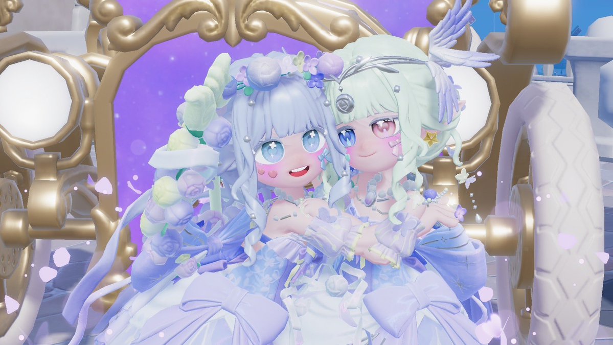 ni4y___'s tweet photo. 紫色のドレスと馬車の相性がばっちり 💜🤍
そしてこの撮り方本当に可愛すぎてる 🎠 https://t.co/d8ULn2tnSG