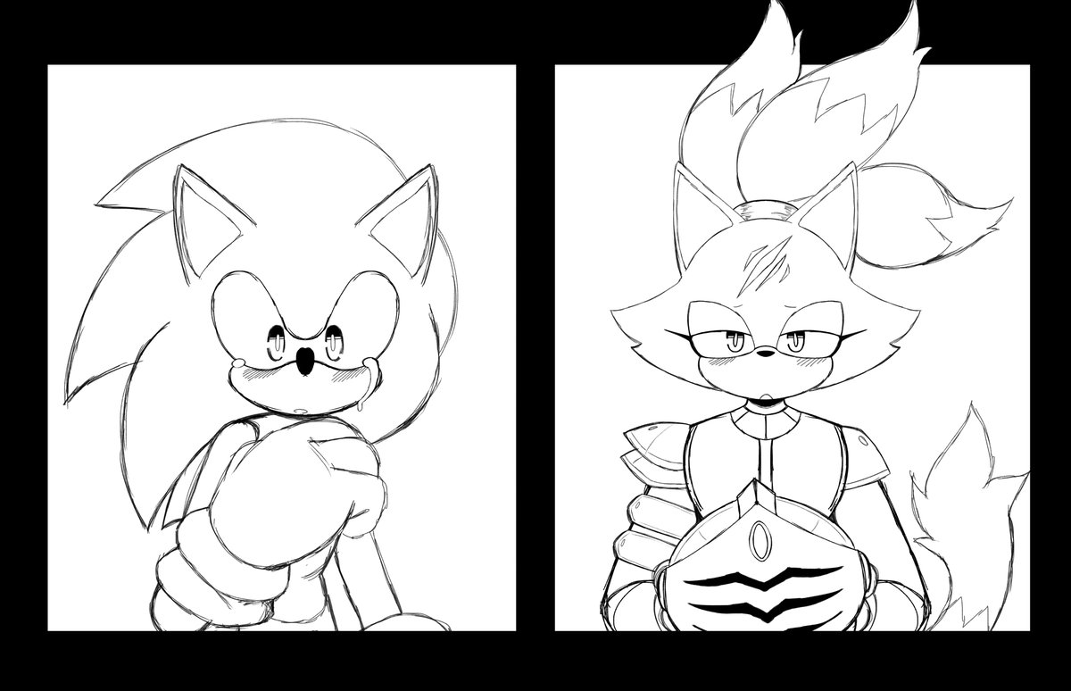 ClawsFurHire's tweet photo. "Too Alike" WIP.

Based on my one-shot #Sonival fic. 👀
Gonna finish this one in a moment perhaps... https://t.co/G8tODBvYdh