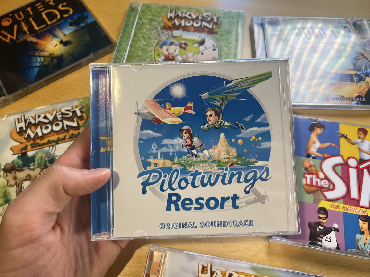 PeanutButterGmr's tweet photo. My wife @oh_unico has been making me CDs for some of my favorite games as gifts lately. They look so good you might mistake them for official OSTs! 🤩 https://t.co/qiNBwQGID4