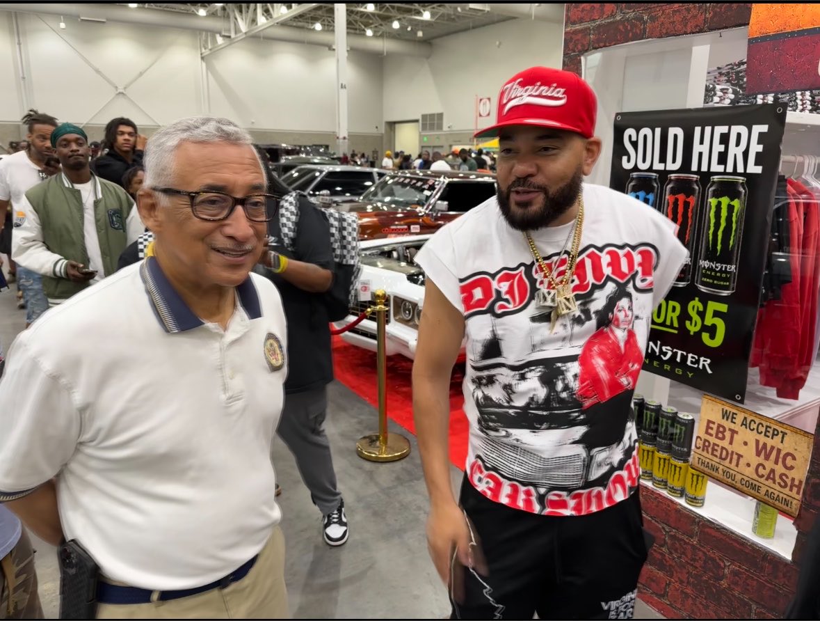 BobbyScott's tweet photo. It was great welcoming Hampton University graduate @djenvy back to the area as he hosted his “Drive Your Dreams” Car Show at the Hampton Convention Center

The event drew over 10,000 visitors from across the country! https://t.co/oYMRcewGCn
