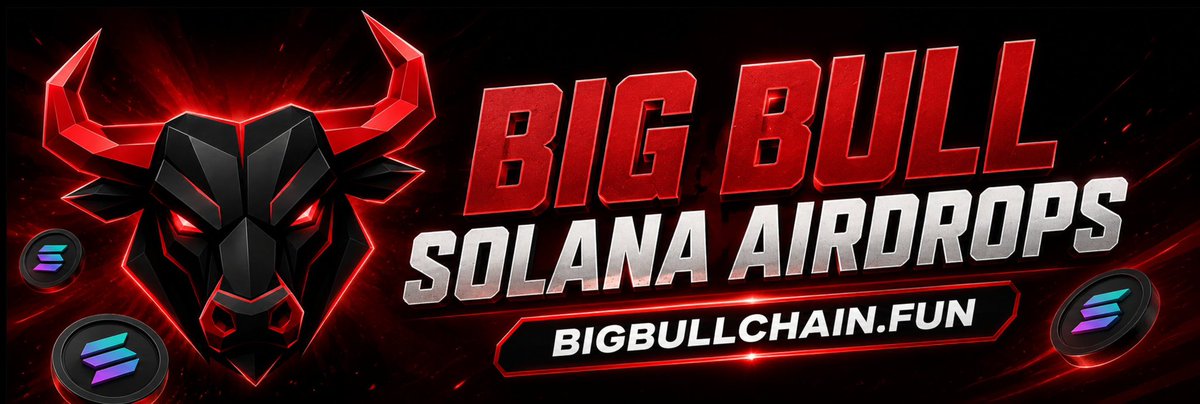 bullsuitsolhelp's tweet photo. 🪂 $BIGBULL Solana Airdrops

⚡ First 500 wallets qualify.

💬 Reply with your $SOL wallet address below. 👇

✅ Follow @SigmaBullX

🔁 Like &amp; RT the pinned post

💰 Buy $BIGBULL : https://t.co/Nk3akDpuZN https://t.co/RAzByp30Z3