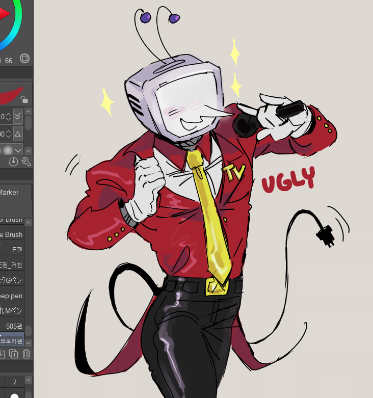fantastictorchy's tweet photo. wretched fucking beast #tenna #deltarune https://t.co/uKuOzdUH9v