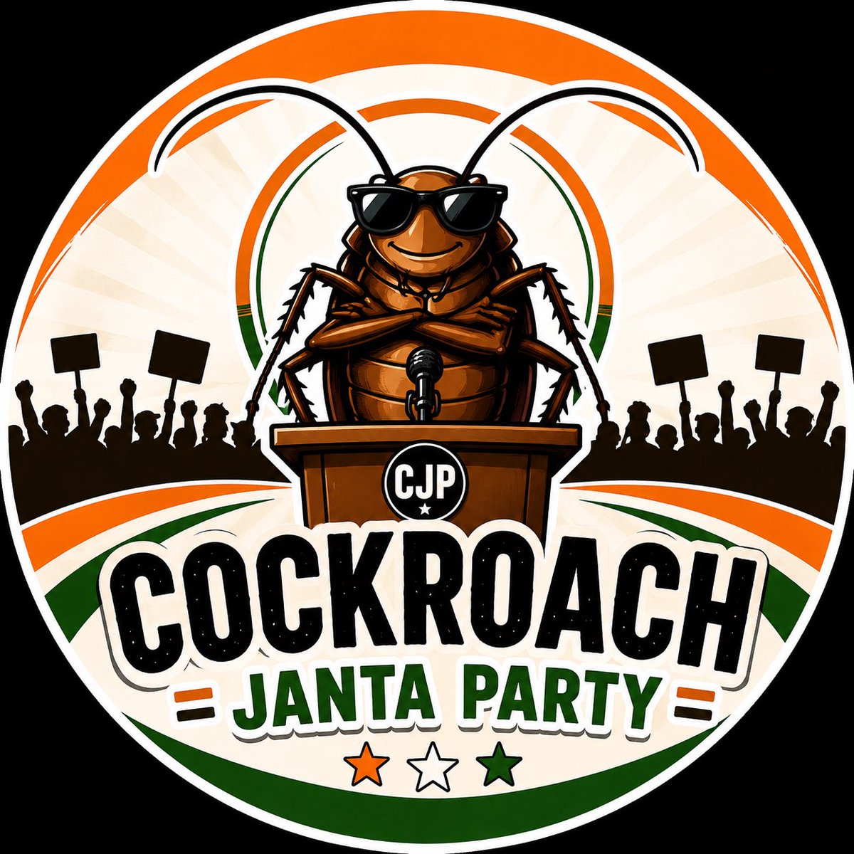 happyheyler2001's tweet photo. Meet the toughest survivor on Solana.
Cockroach Janata Party (CJP) has arrived.
Join the community. Share the memes. Enjoy the ride.
This is an unofficial parody meme project created for entertainment.
#CJP #Solana #Memecoin #Crypto #PumpFun https://t.co/pvpAMTIMrl