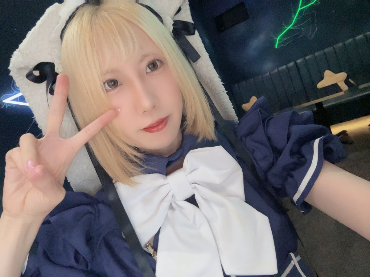 mint_LSR's tweet photo. ﾔﾋﾟ🌱おきゅいん⭐️18時までいるよ🌱ねー！髪の毛染めたよー！みにきてー！ https://t.co/lZShUbhBlq
