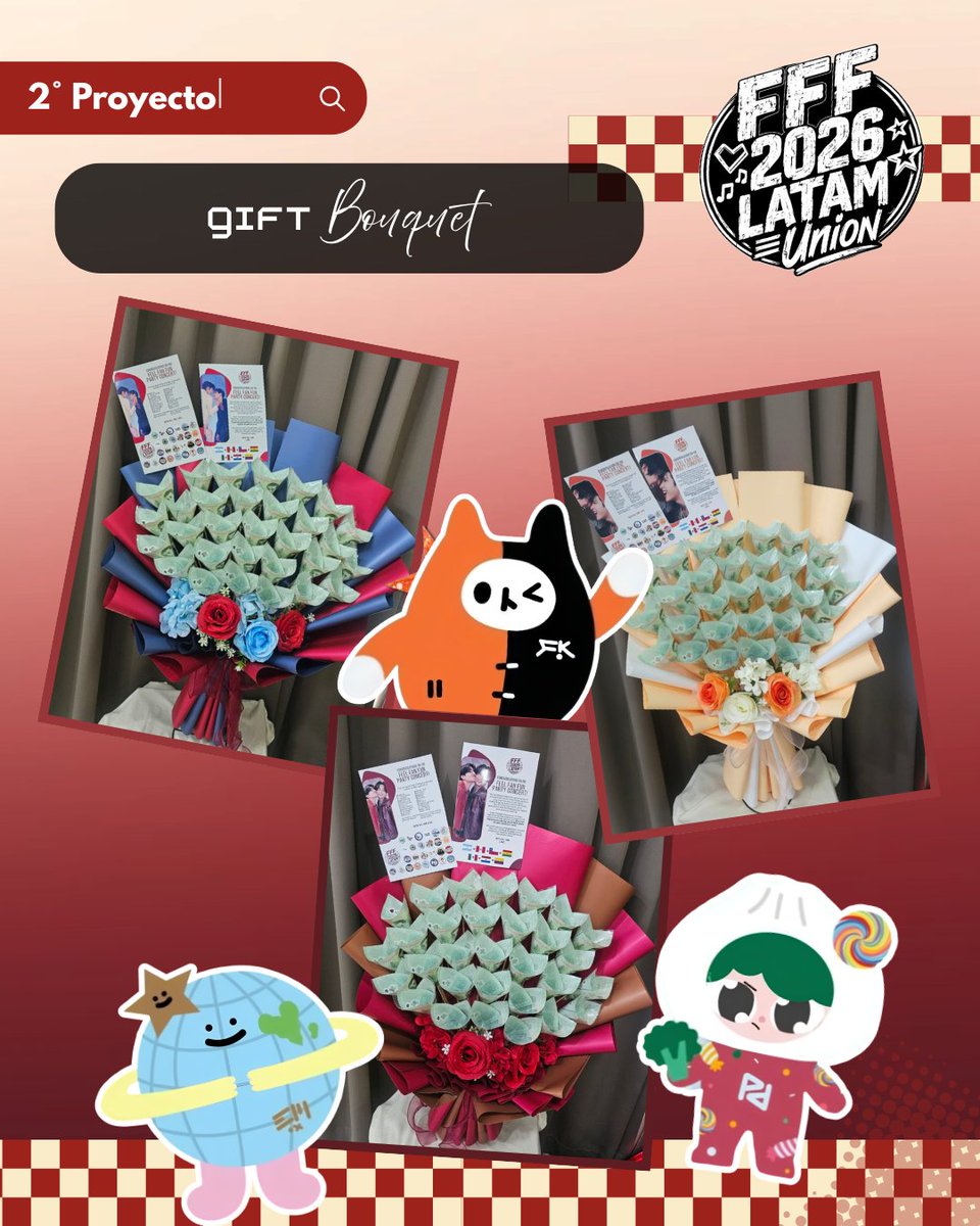 BounpremMty's tweet photo. ¡Hola EarthMix, FirstKhaotung y BounPrem stans! ✨

Presentamos la segunda iniciativa del #FFFPartyConcert2026: ramos conmemorativos para cada pareja como símbolo del cariño de Latinoamérica. 💐
Gracias a quienes donaron 🫂

¡Muy pronto les mostraremos más sorpresas! 🎉😉 https://t.co/oU1GnP5qh6