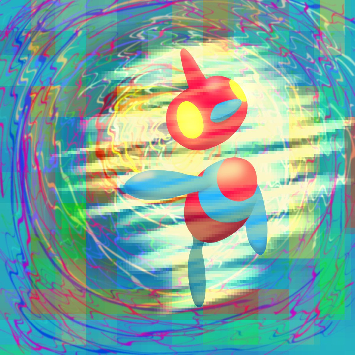 MamushiMM05's tweet photo. 電脳からの来訪者
本日 #ポリゴンZの日 ！！
今年もまたお祝いです！
#ポケモンイラスト https://t.co/oCPblC7qLk