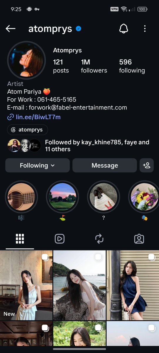 Kay681139's tweet photo. Congratulations 1M followers in Instagram little peach 🍑 

CONGRATS 1M IG ATOM PARIYA 
#1MillionSmilesForAtom
@atomprys https://t.co/uS6BV5twWR