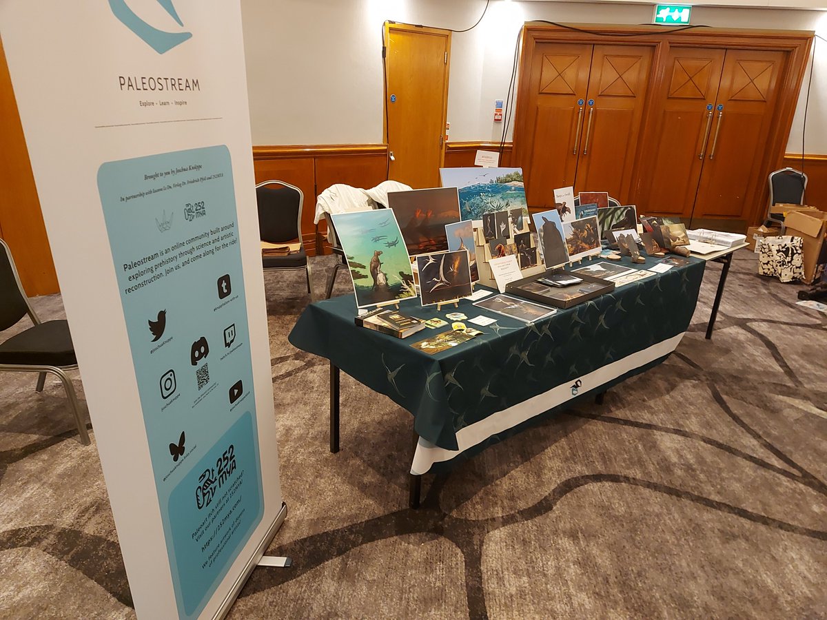 JoschuaKnuppe's tweet photo. Gearing up for day 2 at #DinoconUK! We already sold a lot, but also lost so much money to our fellow vendors! A clear win-win situation.
Come visit us at stall 9! https://t.co/6Tez3Lo1aD