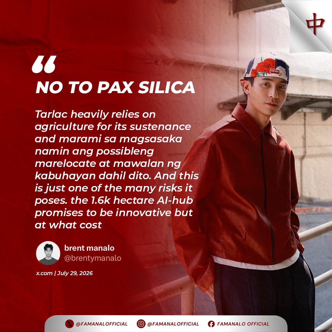 FAMANALOFFICIAL's tweet photo. Brent Manalo's take on Pax Silica leaves us with an important message: stay informed, stay vigilant, and never stop seeking the truth. 

Knowledge is power. Choose awareness over ignorance. Say no to Pax Silica. https://t.co/lXmnc3JF3P