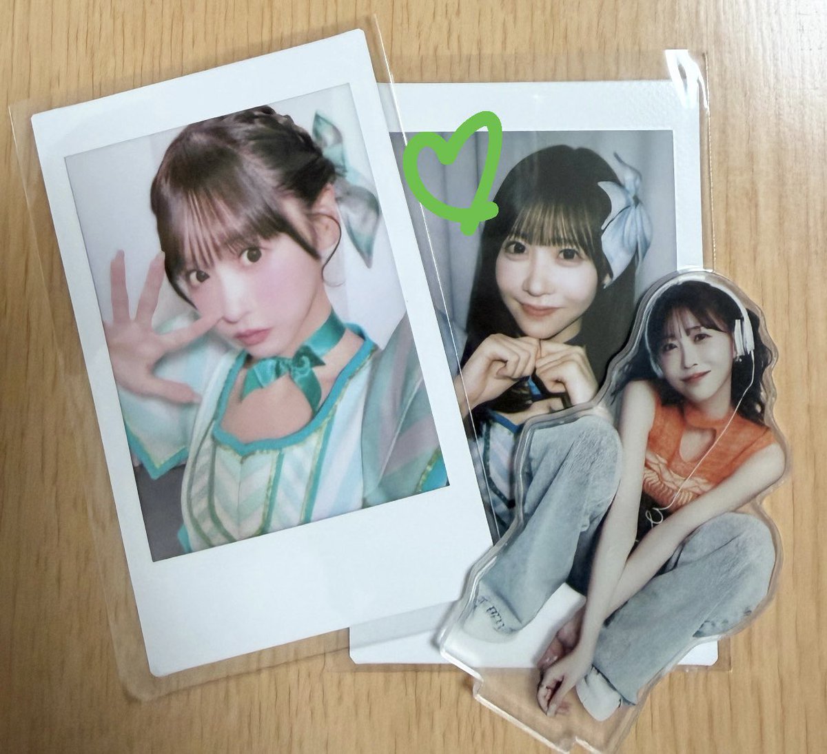 き*ら様 櫻井優衣　撮り下ろしチェキとプリントチェキセット 7ヶ月待ち続けた初めての優衣ちゃん撮り下ろしチェキがついに届いた