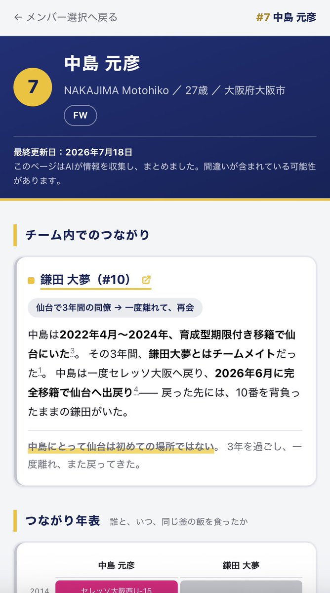 vegaltakuya's tweet photo. ベガルタ仙台 2026-27シーズン専用の戦術ボードができたのでWeb公開します。サポーター同士でフォーメーション語りたいときに使ってみてくださいね

⚽️俺の戦術ボード
➡️ https://t.co/ZI0ltX6bX9

ちょっと変わった選手Profileページもあるよ
#vegalta https://t.co/pYsg5l3YU5