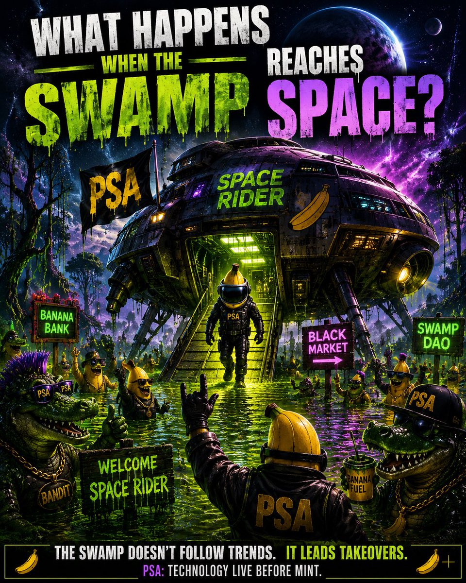 kendersilly's tweet photo. @0xPSA 
What happens when the swamp reaches space
#PINKSHEETAPES https://t.co/M5n8dESaqr