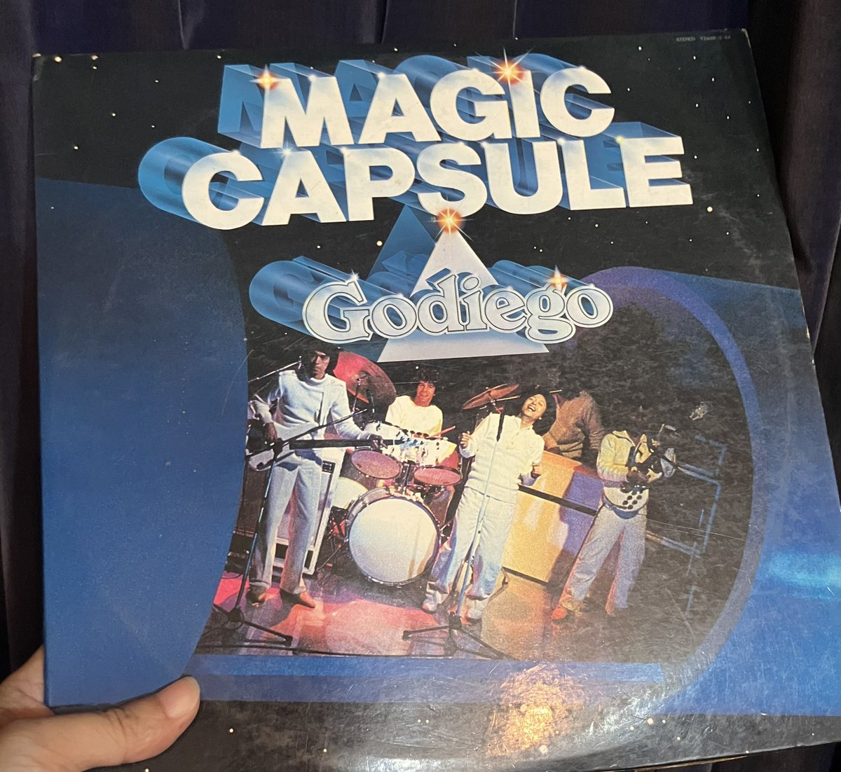 Ninja_Masuda's tweet photo. 出てきたレコード　その12

#ゴダイゴ と #寺尾聰 のLP。
地元レコード屋の外袋がいいね（1枚目）。 https://t.co/7QacAi8Iso